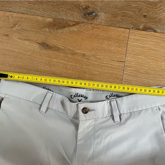 Men’s size 32 Callaway Golf Shorts Light Gray - Picture 7 of 11